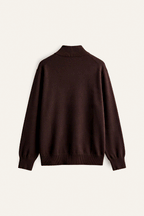 Full-Zip Cashmere-Blend Sweater