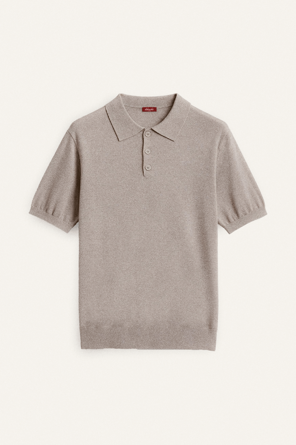 Silk-Cashmere Knit Polo